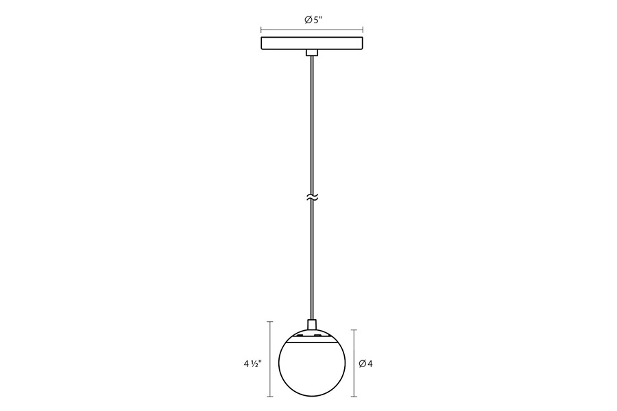 Sonneman - Champagne Bubbles LED Single Pendant