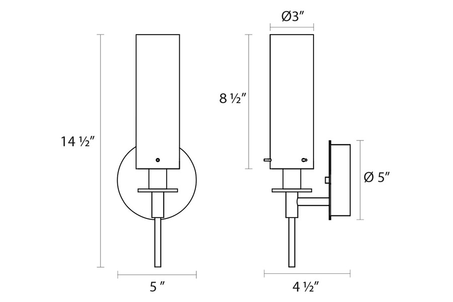 Sonneman - Candle Sconce