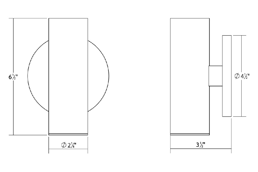 Sonneman ALC LED Pendant - Satin Nickel, 2" One-Sided, 25 Narrow Flood Lens, Bezel Trim