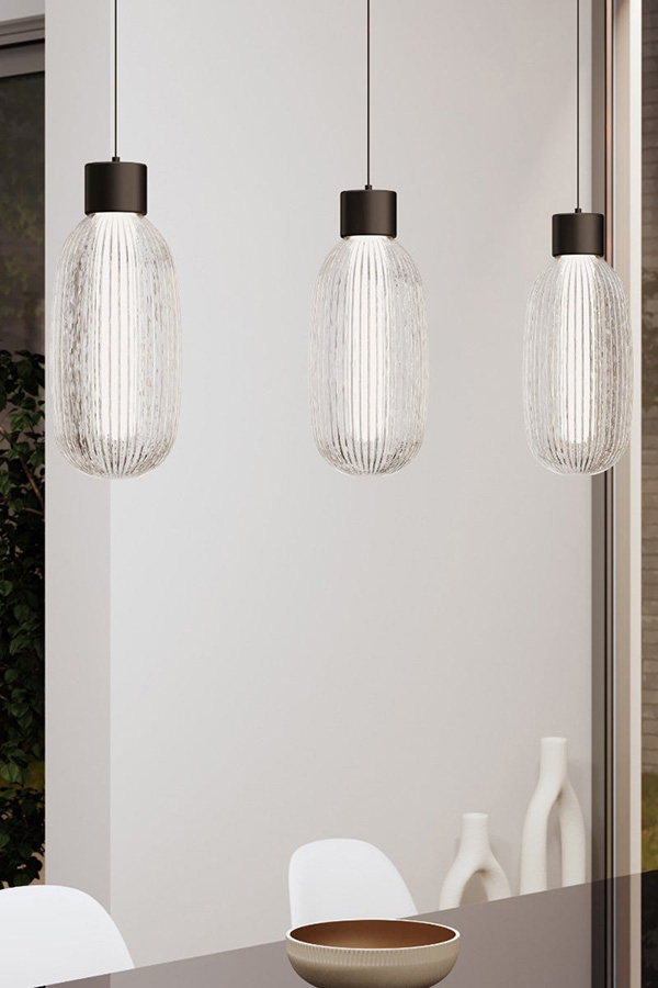 Sonneman Friso LED Single Pendant - Satin Black, 1-Light