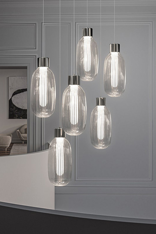 Sonneman™ Friso LED Chandelier - Polished Nickel, 3-Light