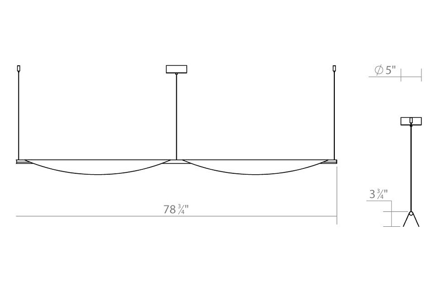 Sonneman - Tela LED Pendant