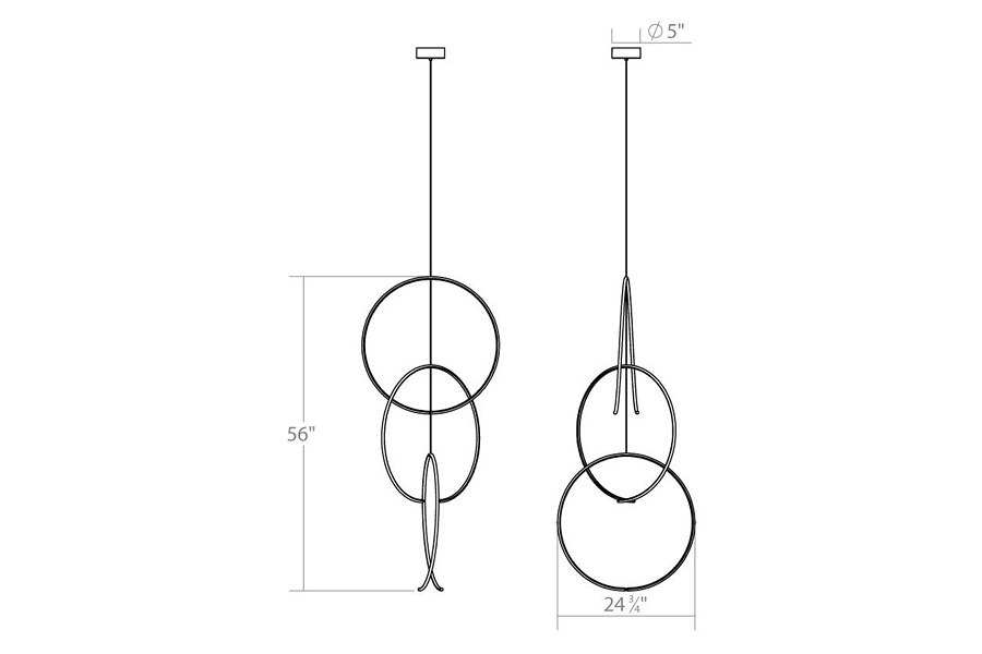 Sonneman - Torc LED Chandelier