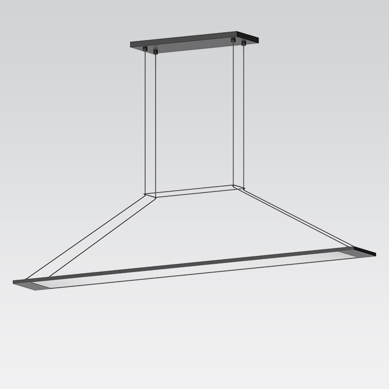 Sonneman Perfile LED Pendant - Satin Black