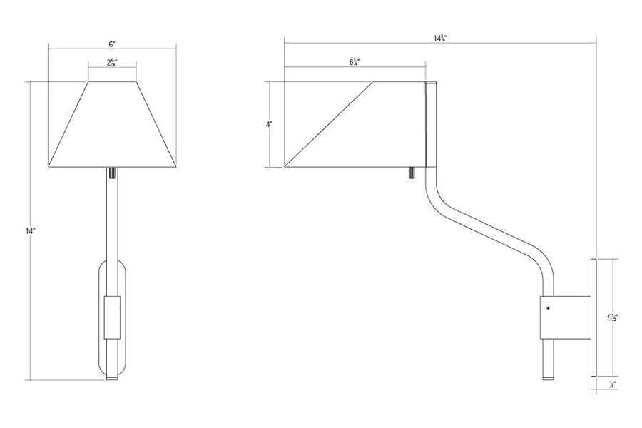 Sonneman - Pitch Wall Lamp