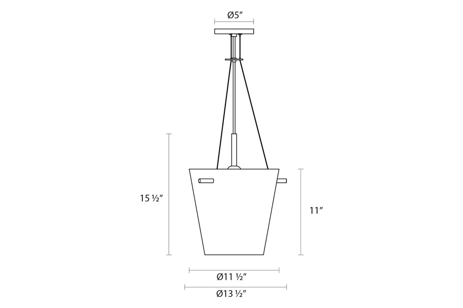 Sonneman - Vogue Single Pendant