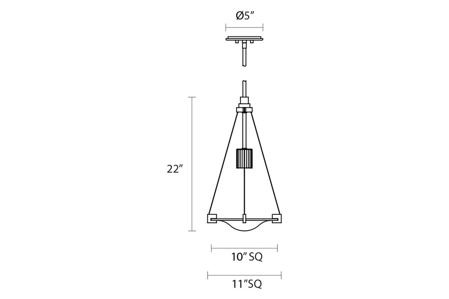 Sonneman - Handkerchief Pendant