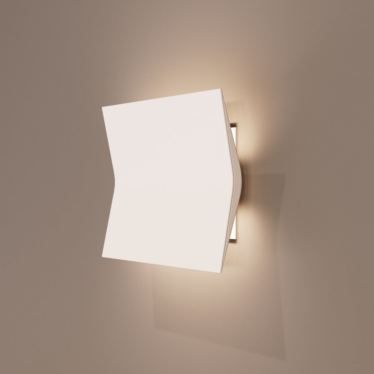 Sonneman Turo Sconce - Small, Satin White