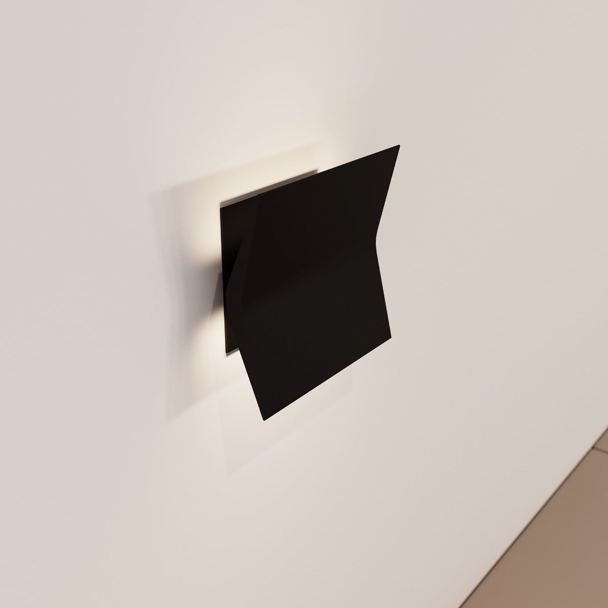 Sonneman Turo Sconce - Small, Satin Black