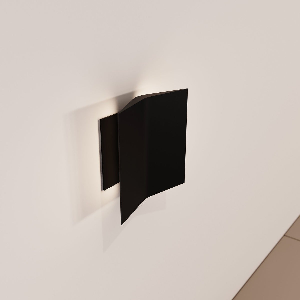 Sonneman Turo Sconce - Small, Satin Black