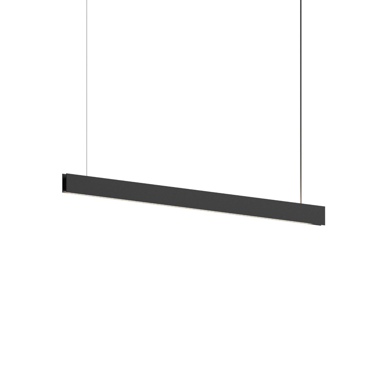 Sonneman Lithe 2-Sided Pendant - 4', Textured Black