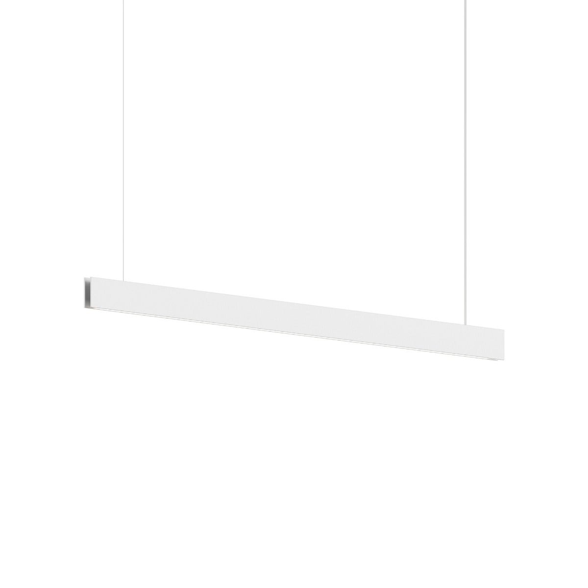 Sonneman Lithe 2-Sided Pendant - 4', Textured White