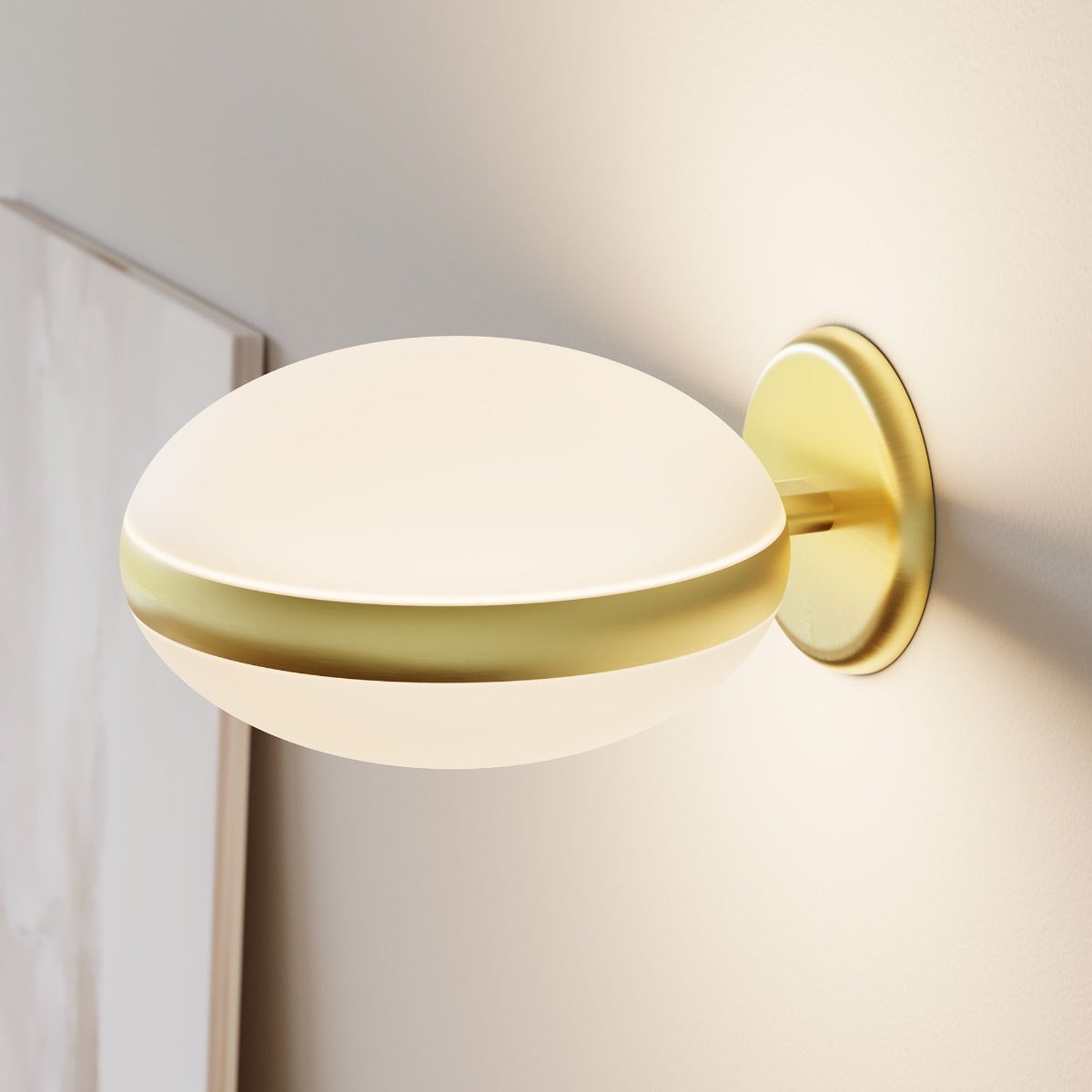 Sonneman Pillows Sconce - Brass Finish