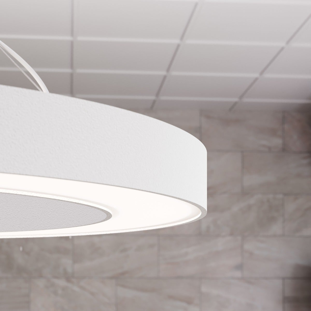 Sonneman Pi LED Pendant - Round Ring, 30", 3000K