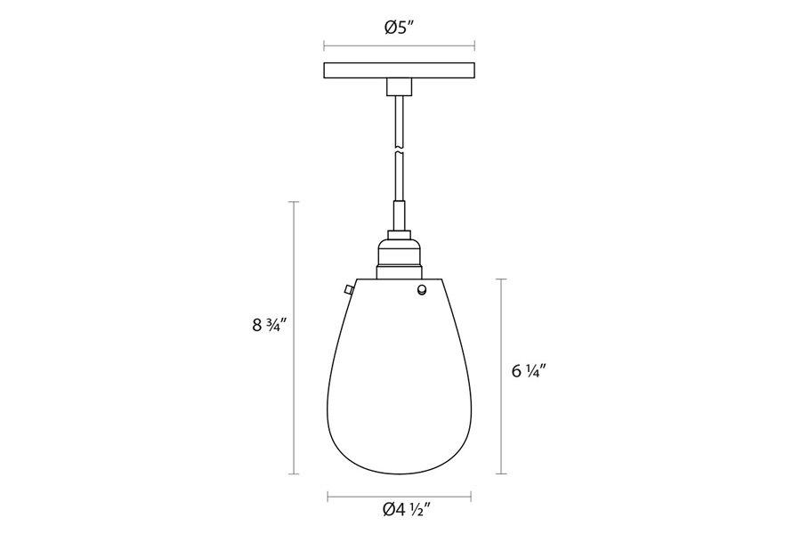 Sonneman - Chelsea Single Pendant