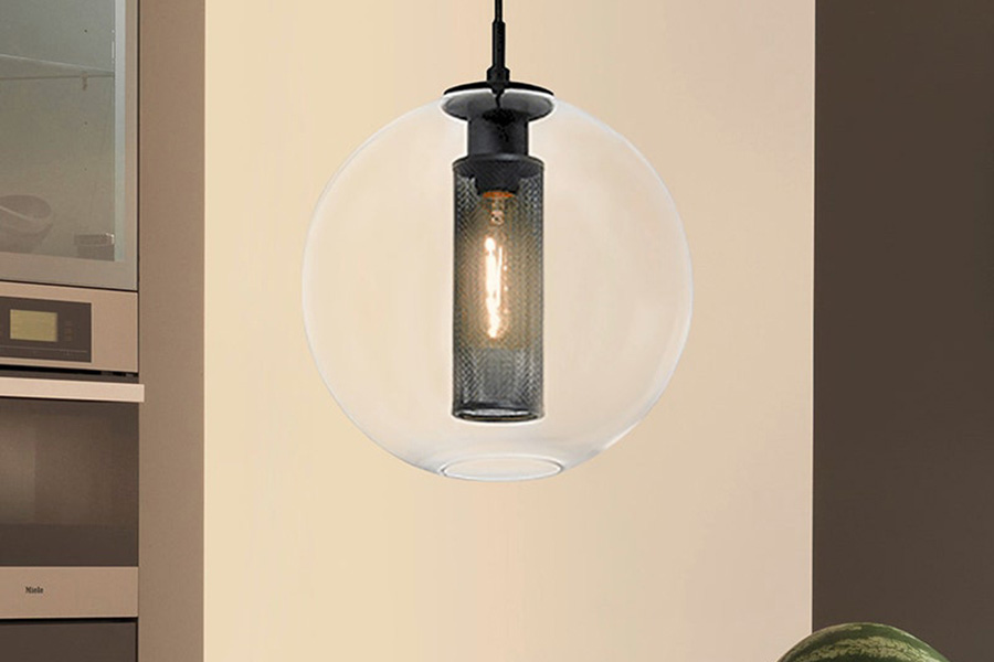 Sonneman Tribeca Single Pendant - Textured Black, 10"