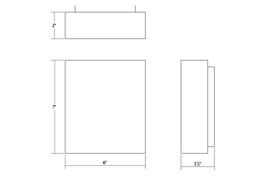 Sonneman - Flat Box LED Sconce