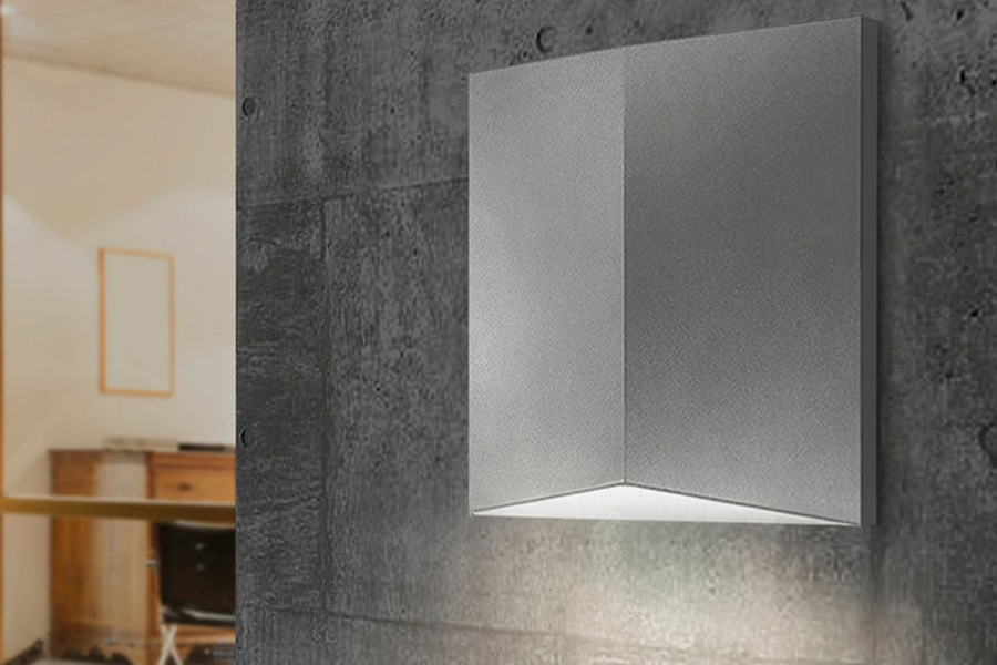 Sonneman Ridgeline LED Sconce - Textured Gray