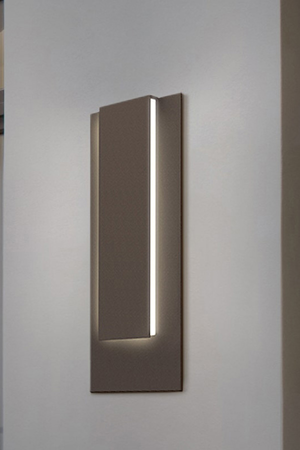 Sonneman Reveal Tall LED Sconce - Textured Gray