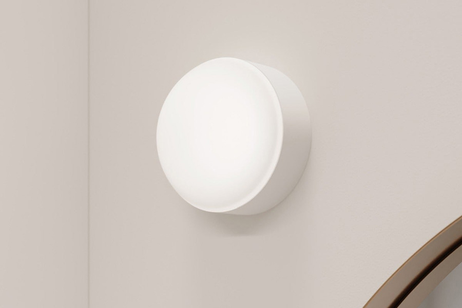 Sonneman REALS LED Ceiling/Wall Mount - Textured White, Dome Lens