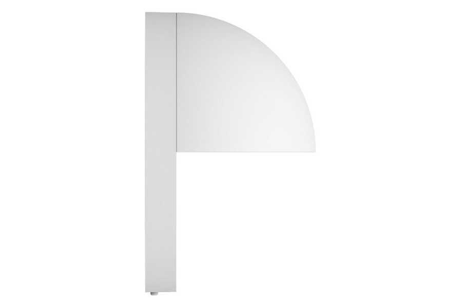 Sonneman Mezza Cupola LED Sconce - Textured White, 5"