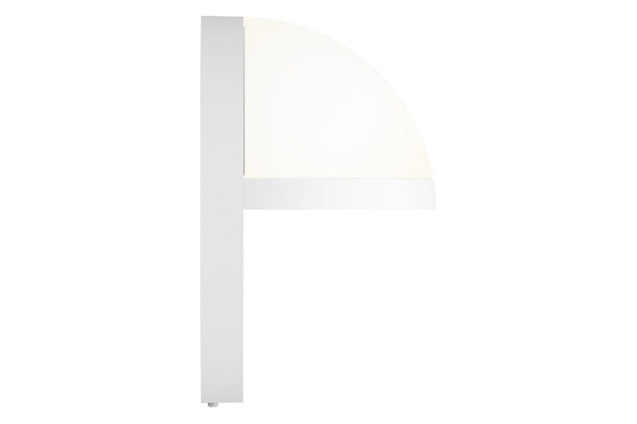 Sonneman Mezza Vetro LED Sconce - Textured White, 5"