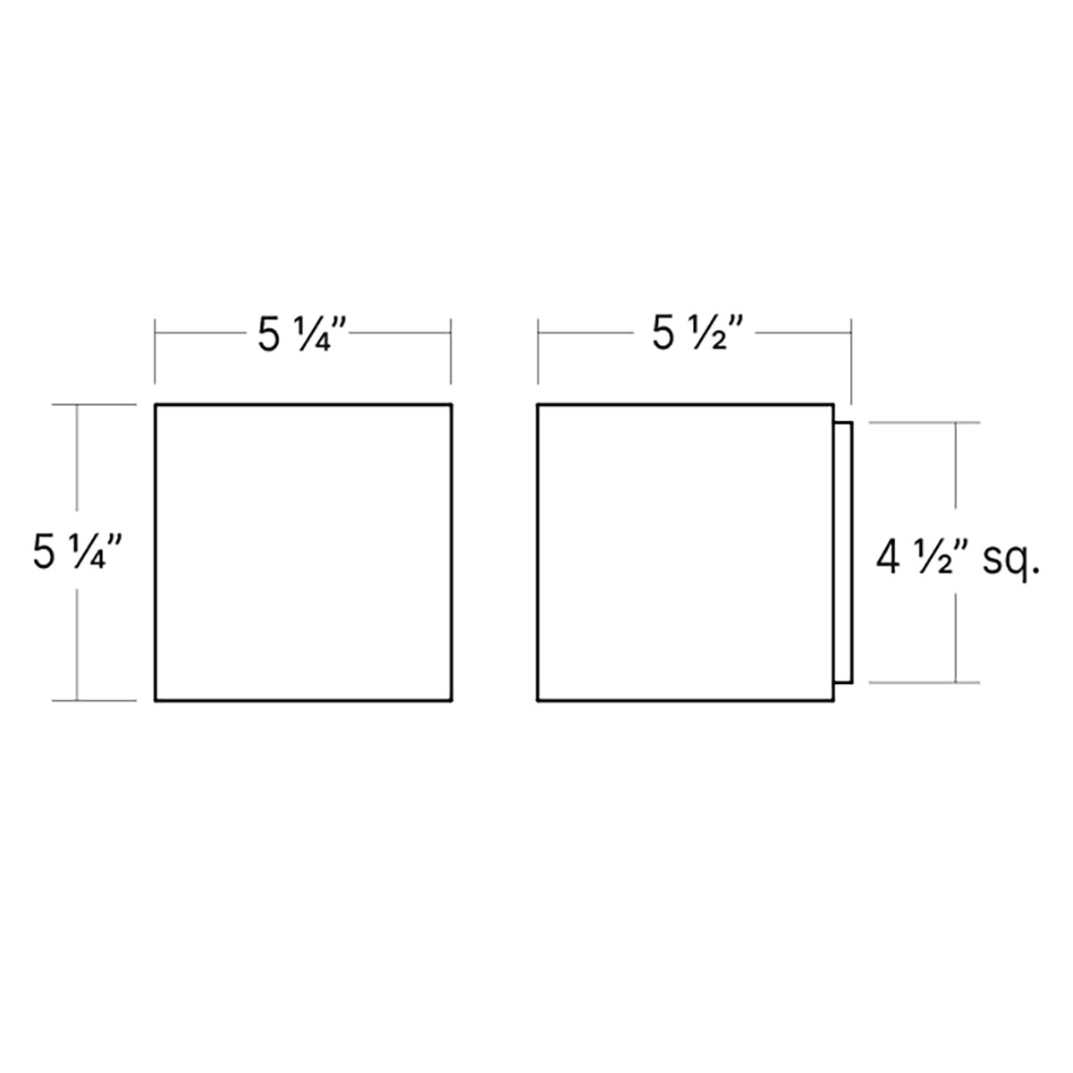 Sonneman QB Sconce - Large, Natural Anodized