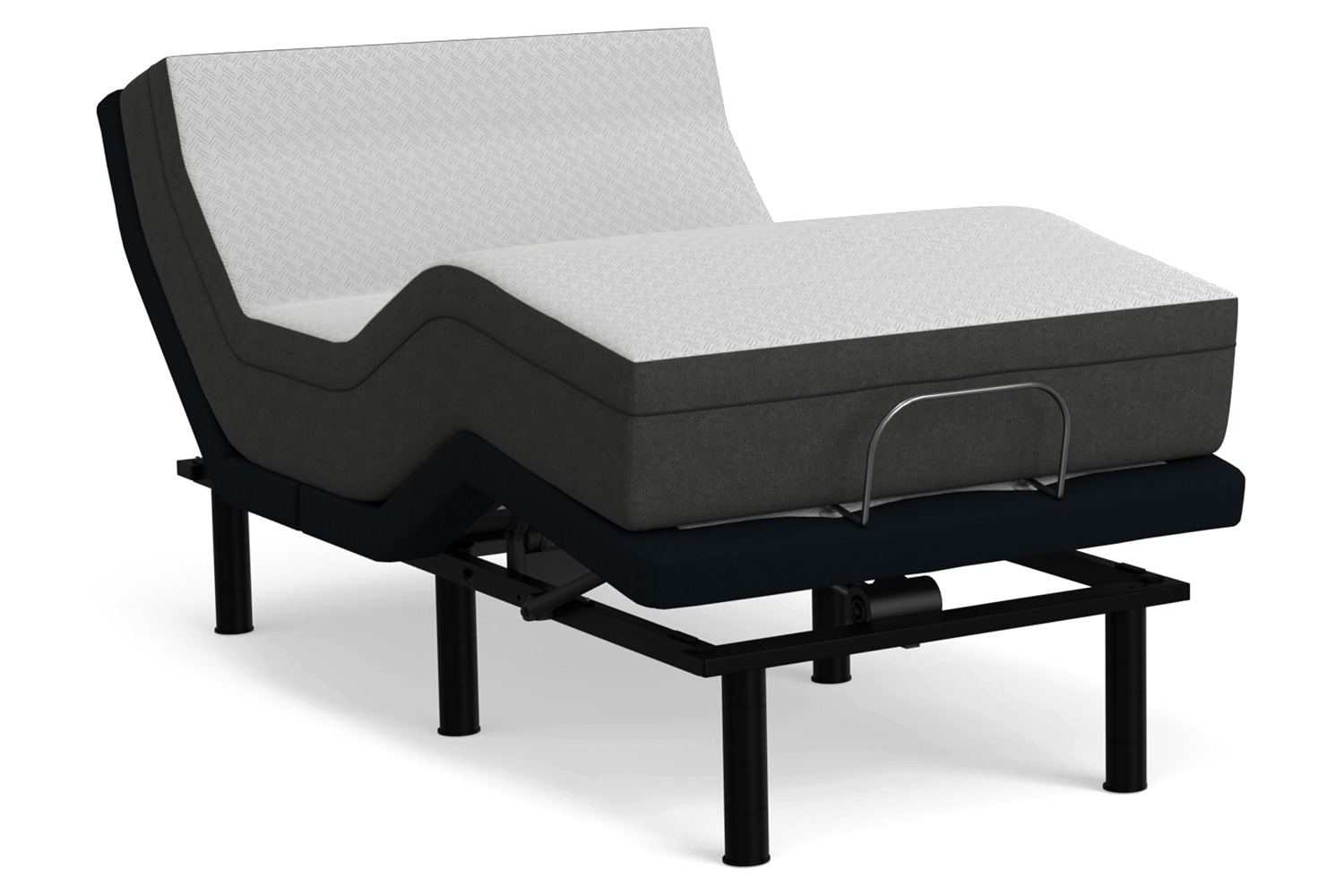 South Bay 10" Medium Gel Infused Twin Long Memory Foam Mattress and Model H Adjustable Bed Base