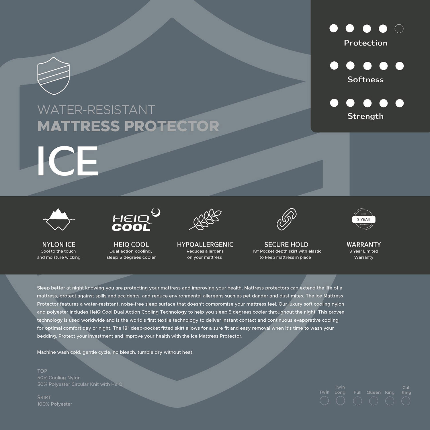 South Bay - Ice Mattress Protector