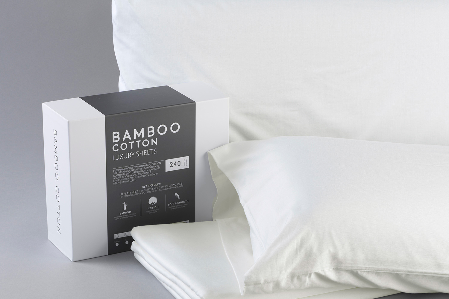 South Bay - Ivory Bamboo Cotton Sheets