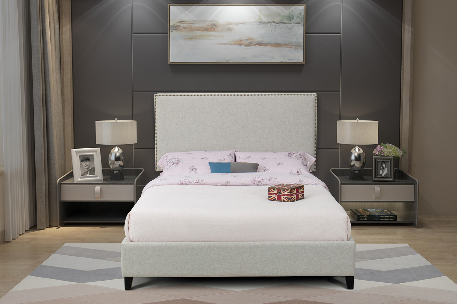 South Bay - Madison Upholstered Bed Frame