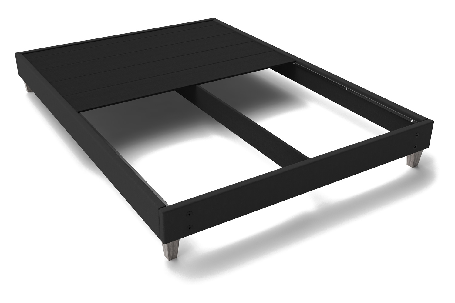 South Bay Express Bed Frame - Black, Queen Size