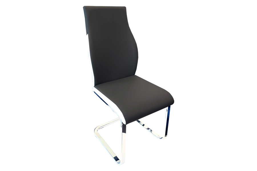 Stanza Crystal Dining Chair - Black & White