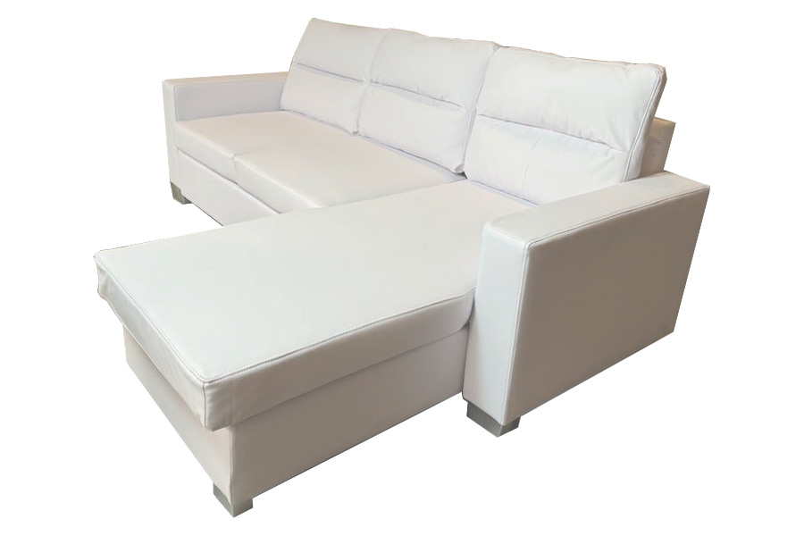 Stanza Daniel Reversible Sectional - White