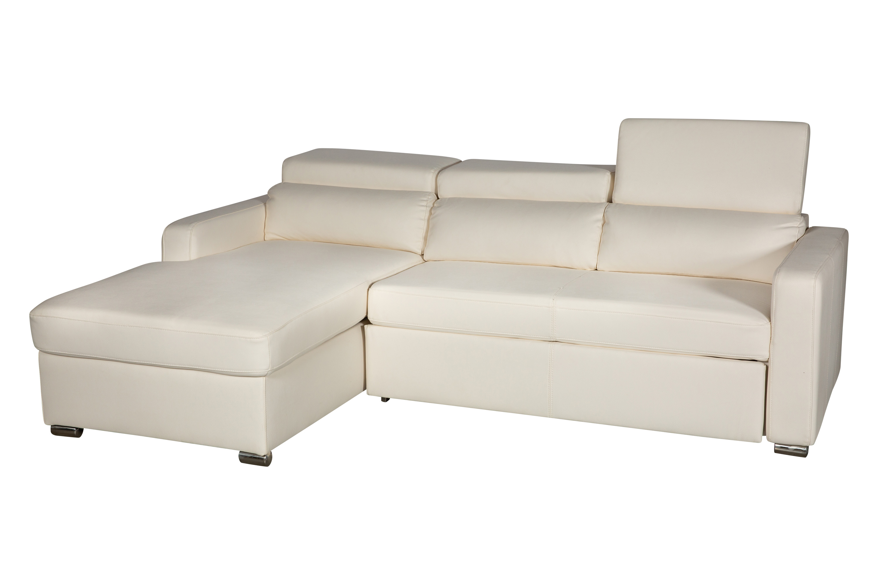 Stanza™ Kahlil Left Facing Sectional - White