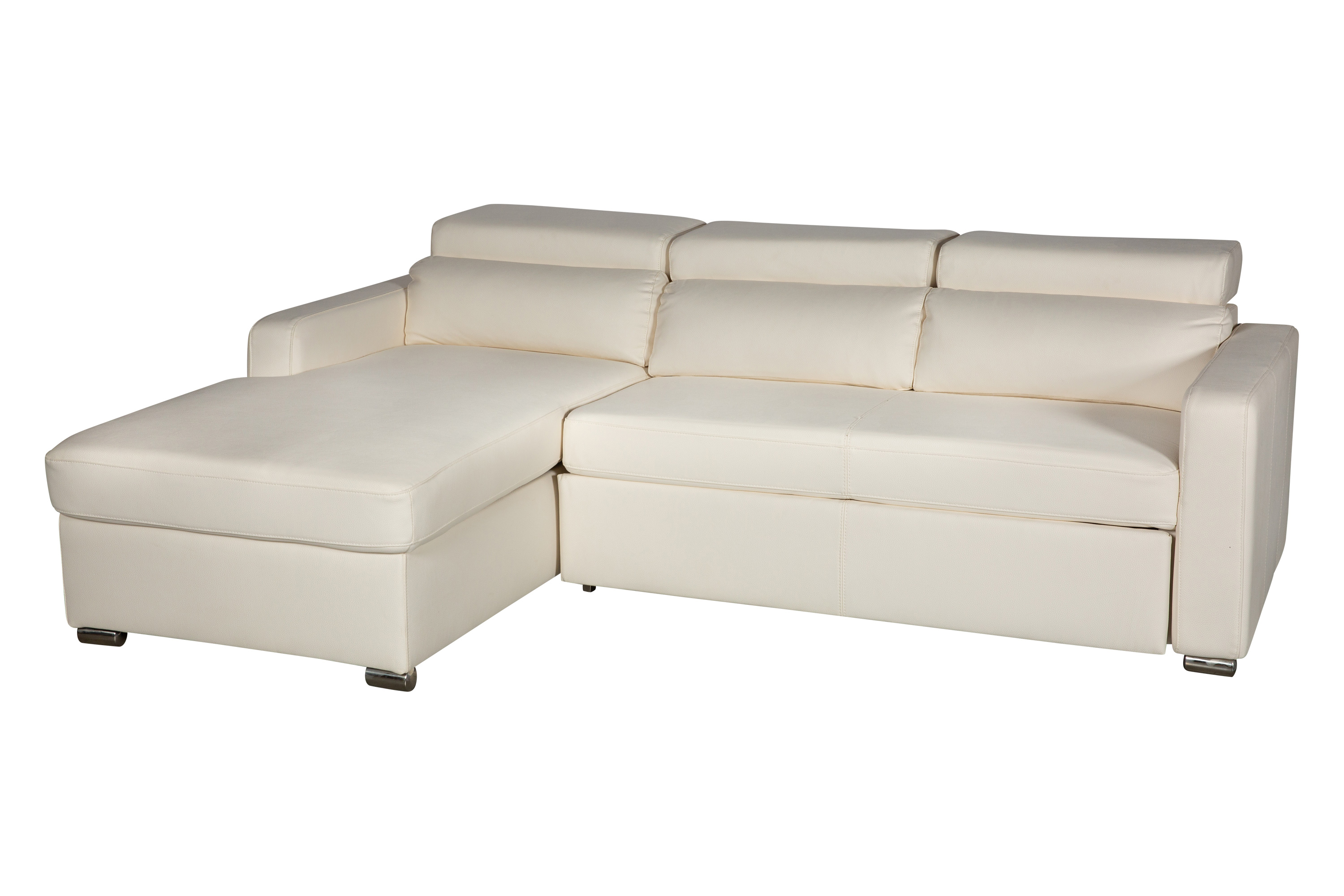 Stanza™ Kahlil Left Facing Sectional - White