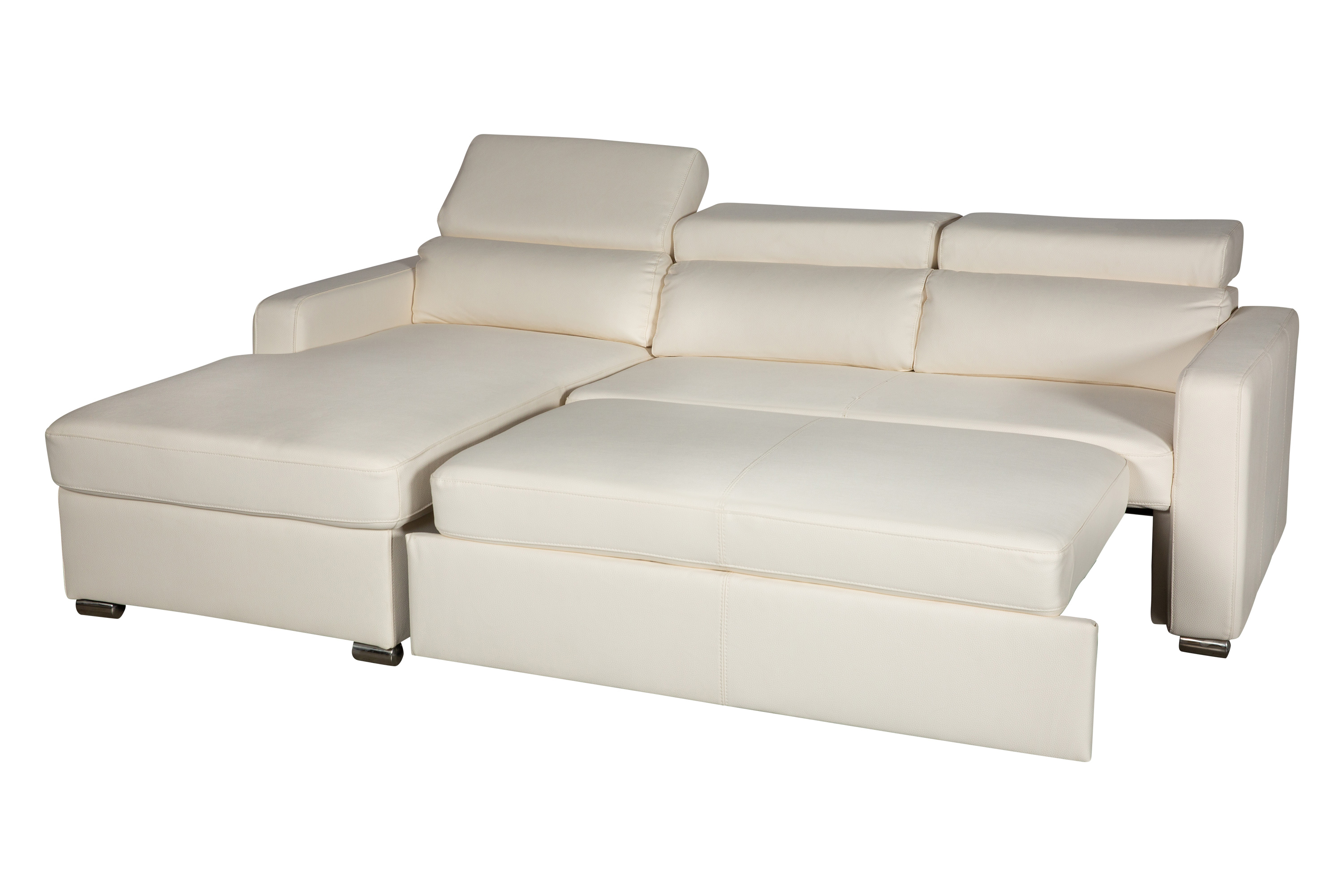 Stanza™ Kahlil Left Facing Sectional - White