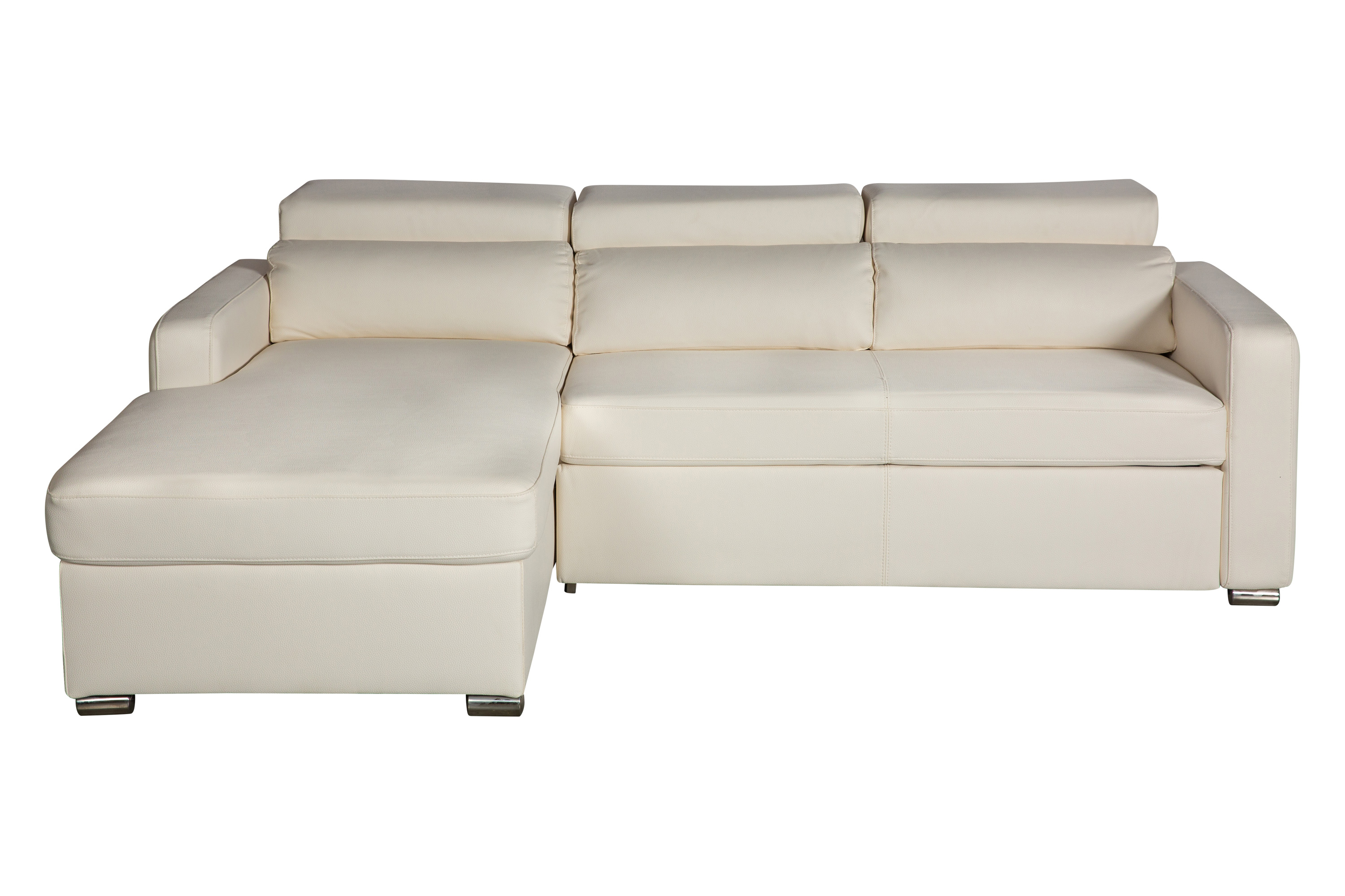 Stanza™ Kahlil Left Facing Sectional - White