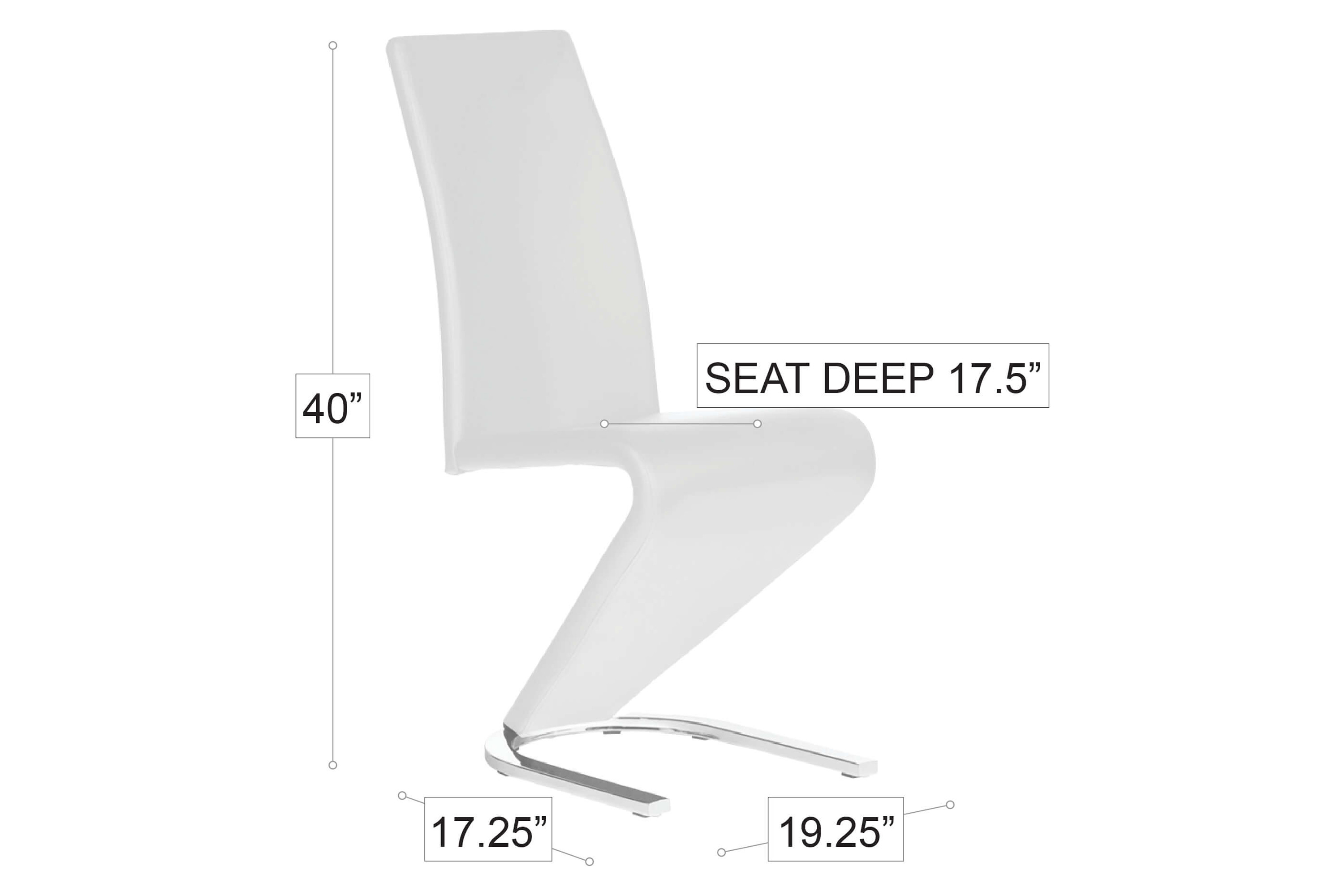 Stanza Keshia Dining Chair - White