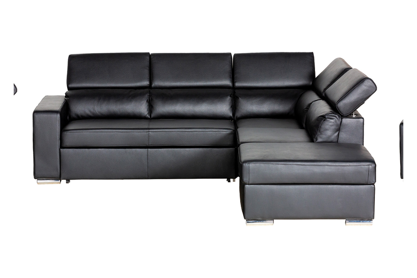 Stanza™ Klaus Left Facing Sectional - Black