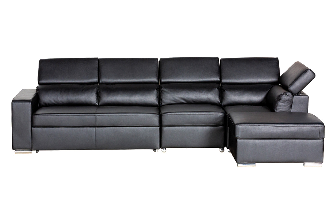 Stanza™ Klaus Left Facing Sectional - Black