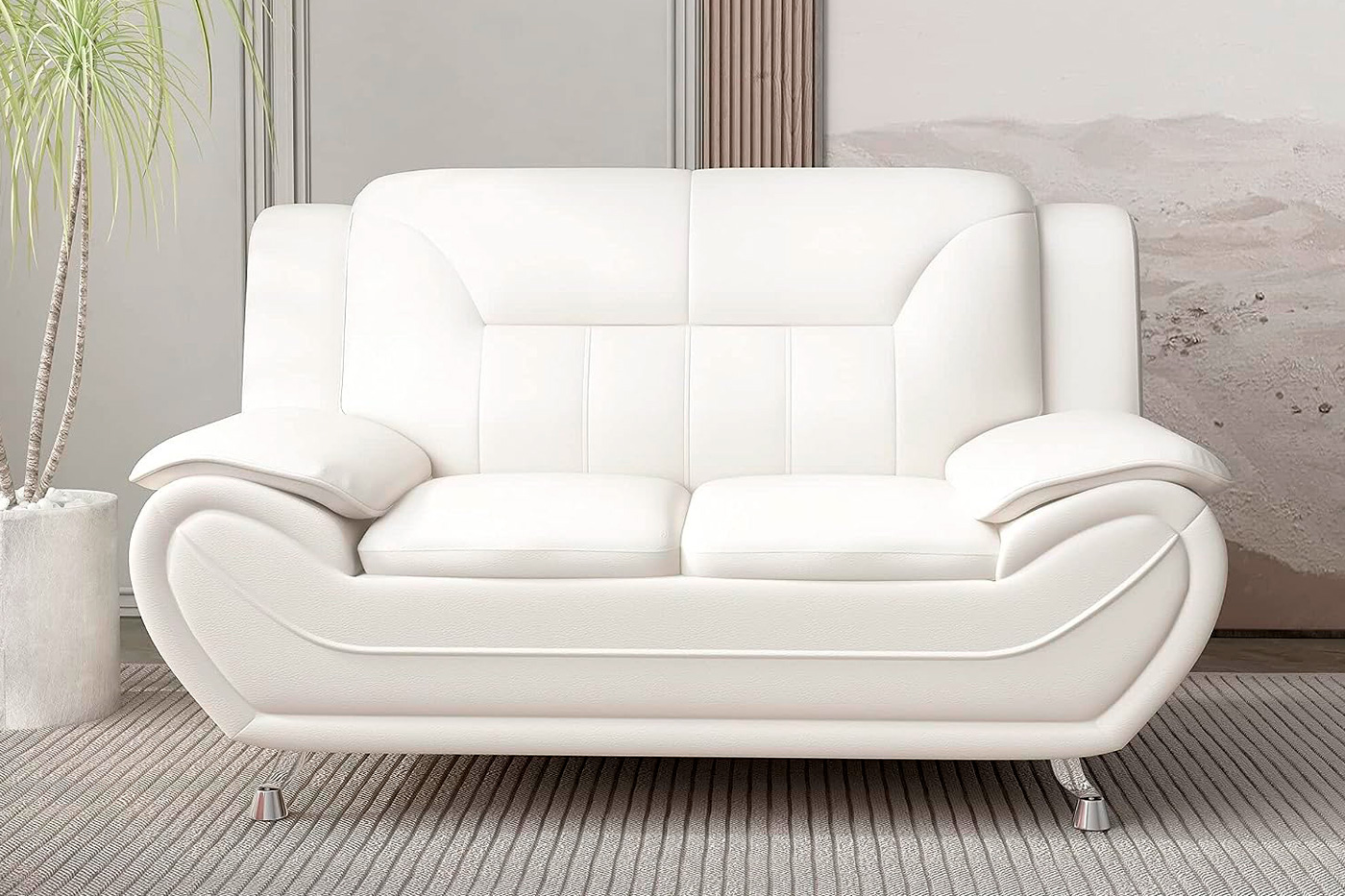 Stanza™ Venecia Living Room Set - White