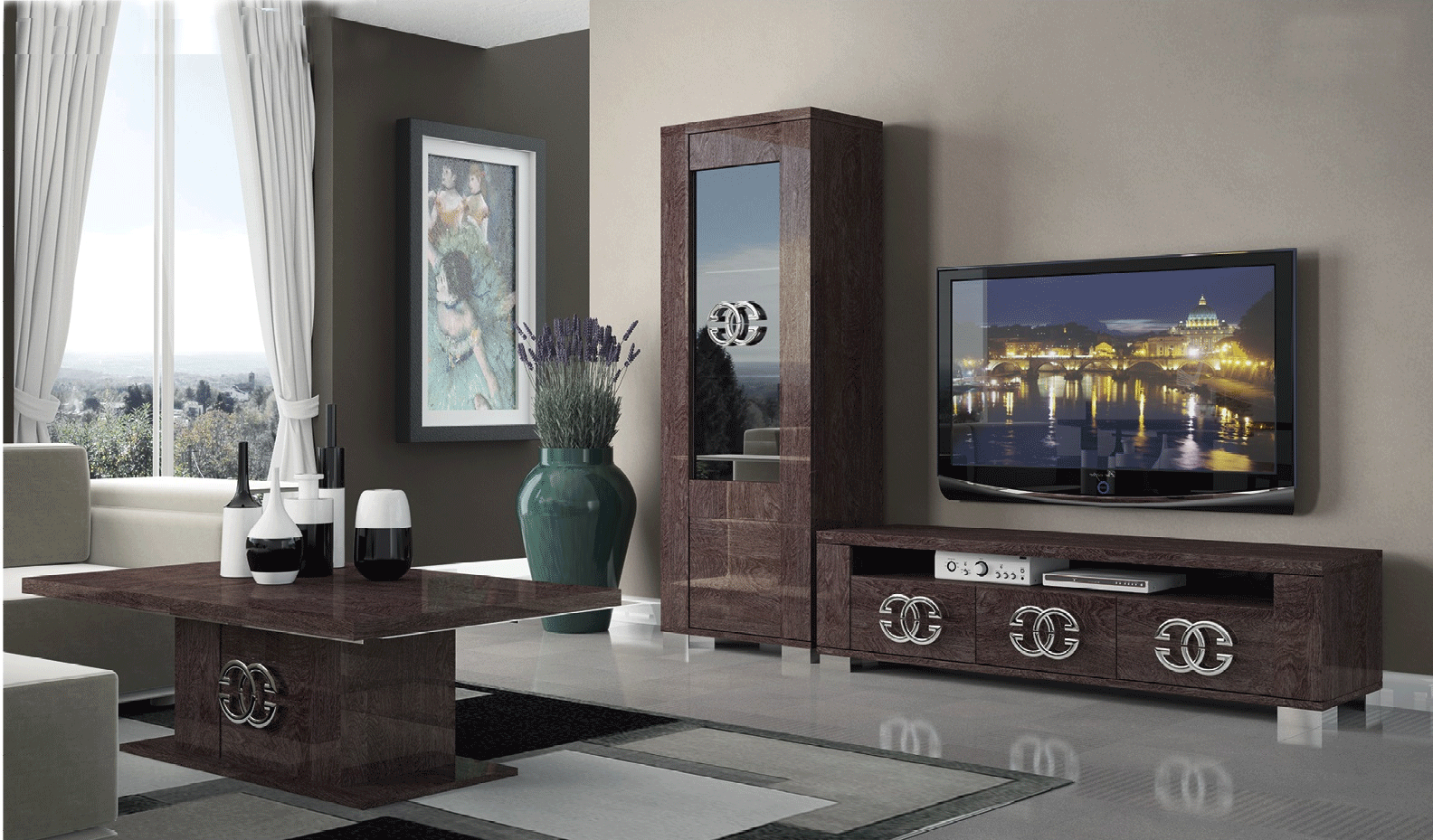 Status - Prestige 3-Door TV Stand