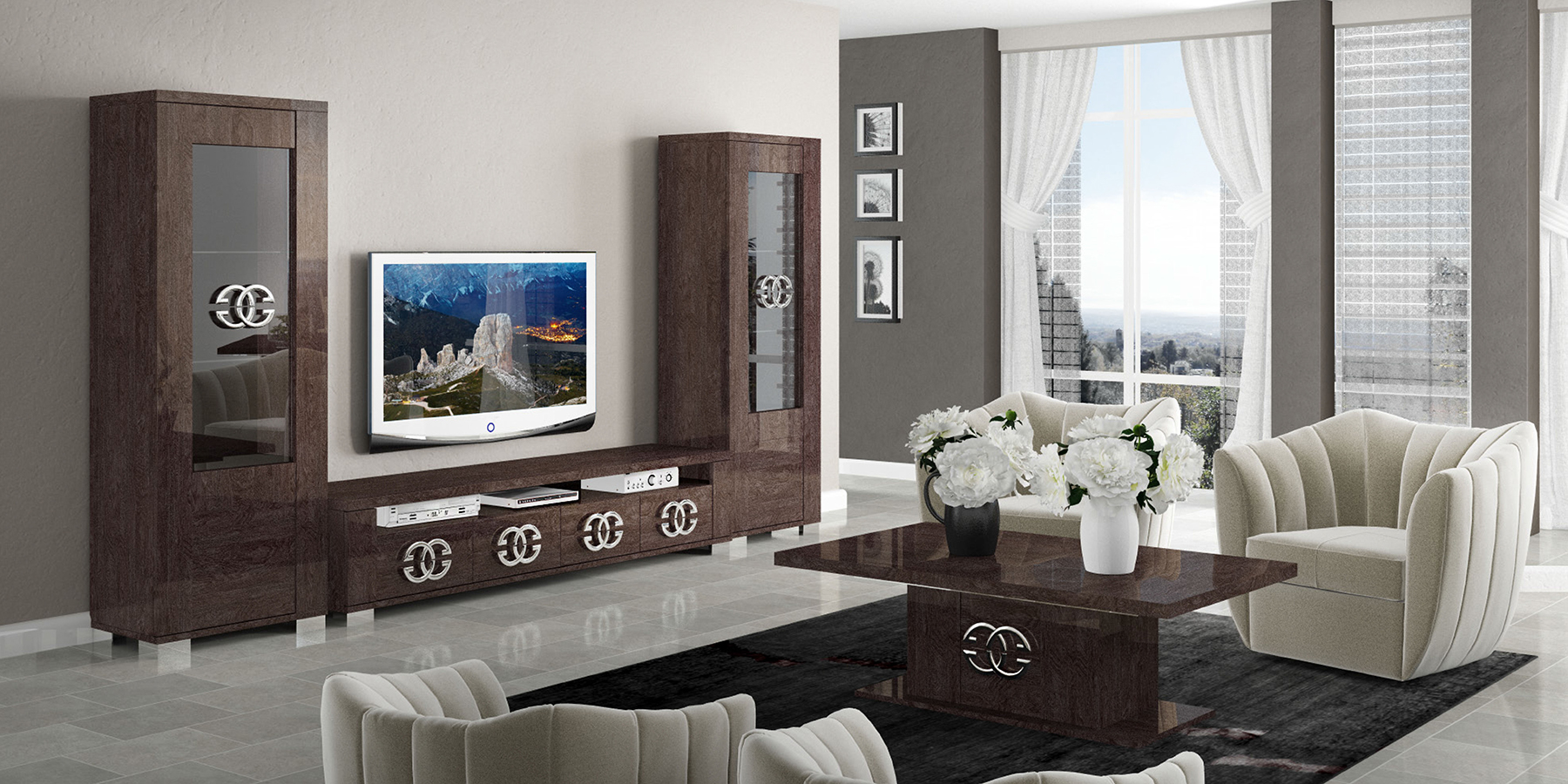 Status - Prestige 4-Door TV Stand