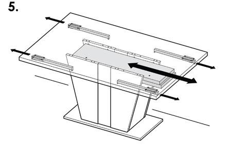 Status - Medea Dining Table w/2 extentions