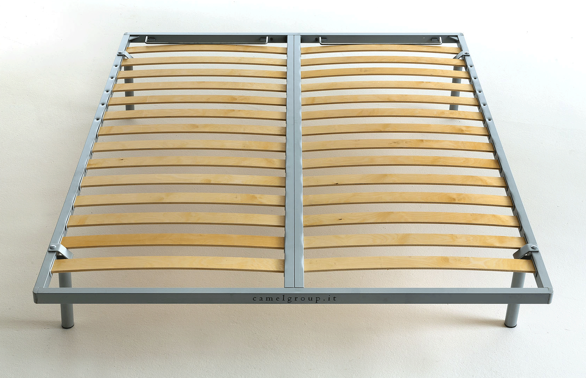 Status - Camel Wooden Slats Frame Folded with legs