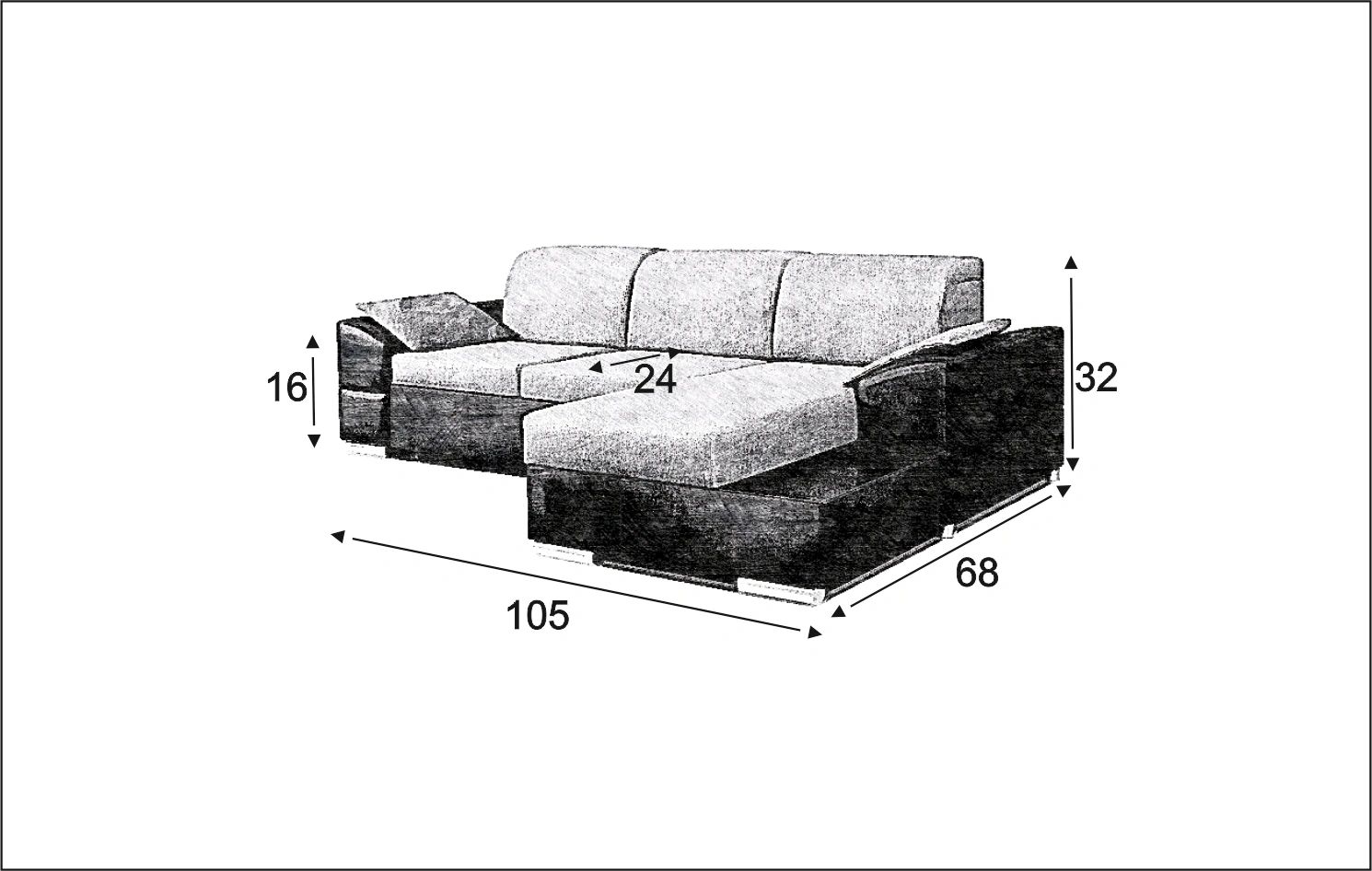 Styles - Marcel Left-Facing Sectional