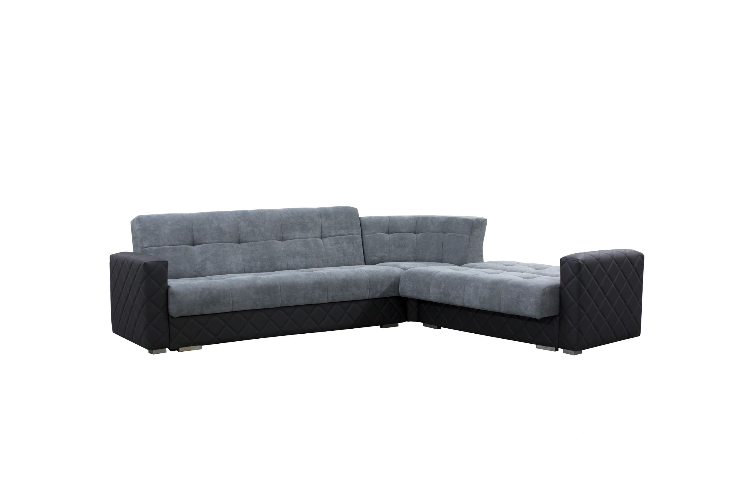 Styles Porto Sectional - Gray, Fabric