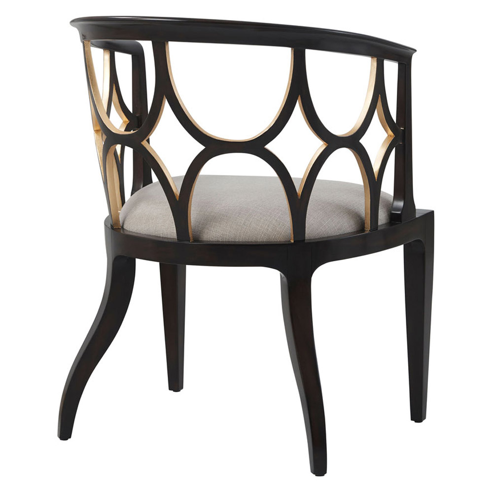 Theodore Alexander™ - Ebonised Connaught Accent Chair