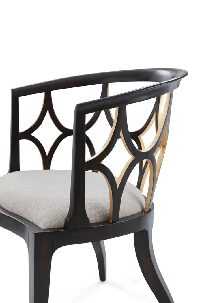 Theodore Alexander™ - Ebonised Connaught Accent Chair